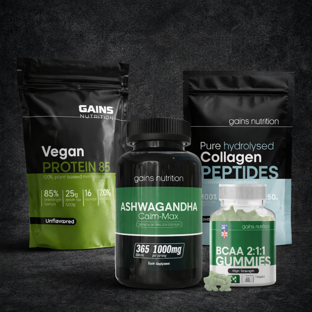 GAINS NUTRITION – 15% OFF | Protein, Creatine & Performance Supplements