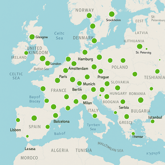 FlixBus Route Map – Explore All Destinations