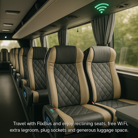 FlixBus Services on Board – Comfort & Convenience