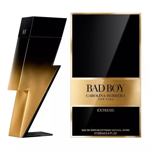 Carolina Herrera Bad Boy Extreme Cologne for Men - Eau de Parfum Spray 3.4 oz