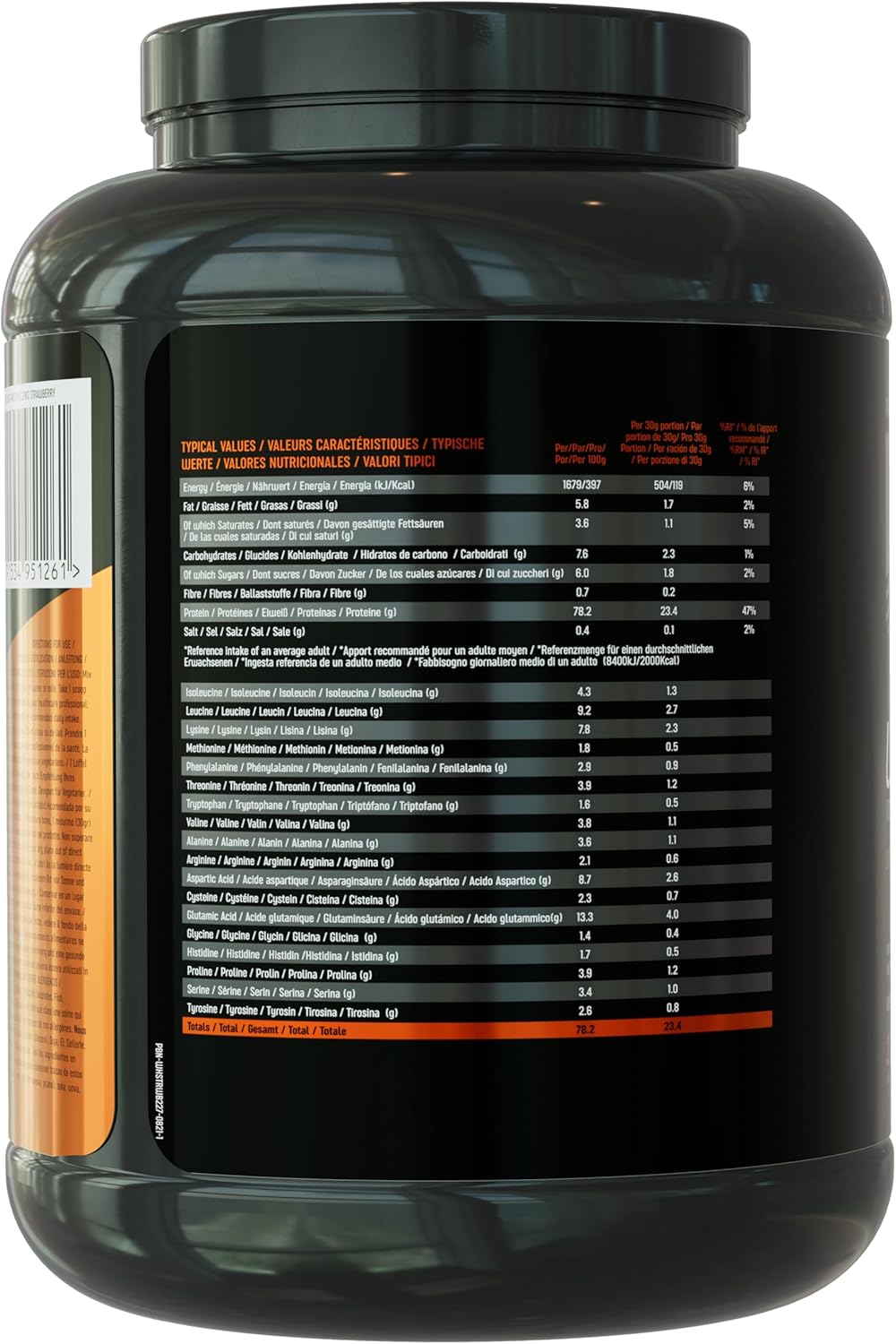 PBN Premium Body Nutrition Whey Protein – 2.27 kg Strawberry